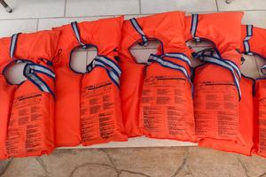 5 Giubbotti di salvataggio 100N