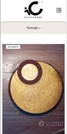 2 lampade/soffitto alto design-brand Icone Luce