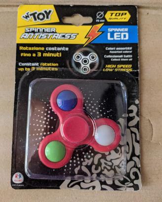 Fidget spinner con luce led