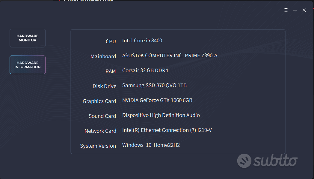 ACEMAGIC AD08 Mini PC Core i9-11900H, 16 GB DDR4 512 GB SSD(8C/16 T, Up