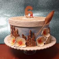 Disney Oceania torta scenografica