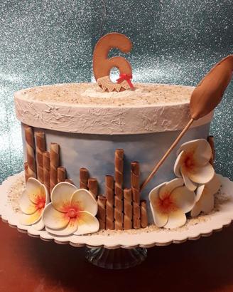 Disney Oceania torta scenografica