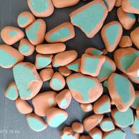 Sea pottery terracotta con decoro in ceramica 