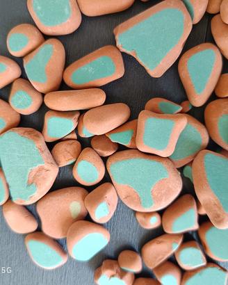 Sea pottery terracotta con decoro in ceramica 