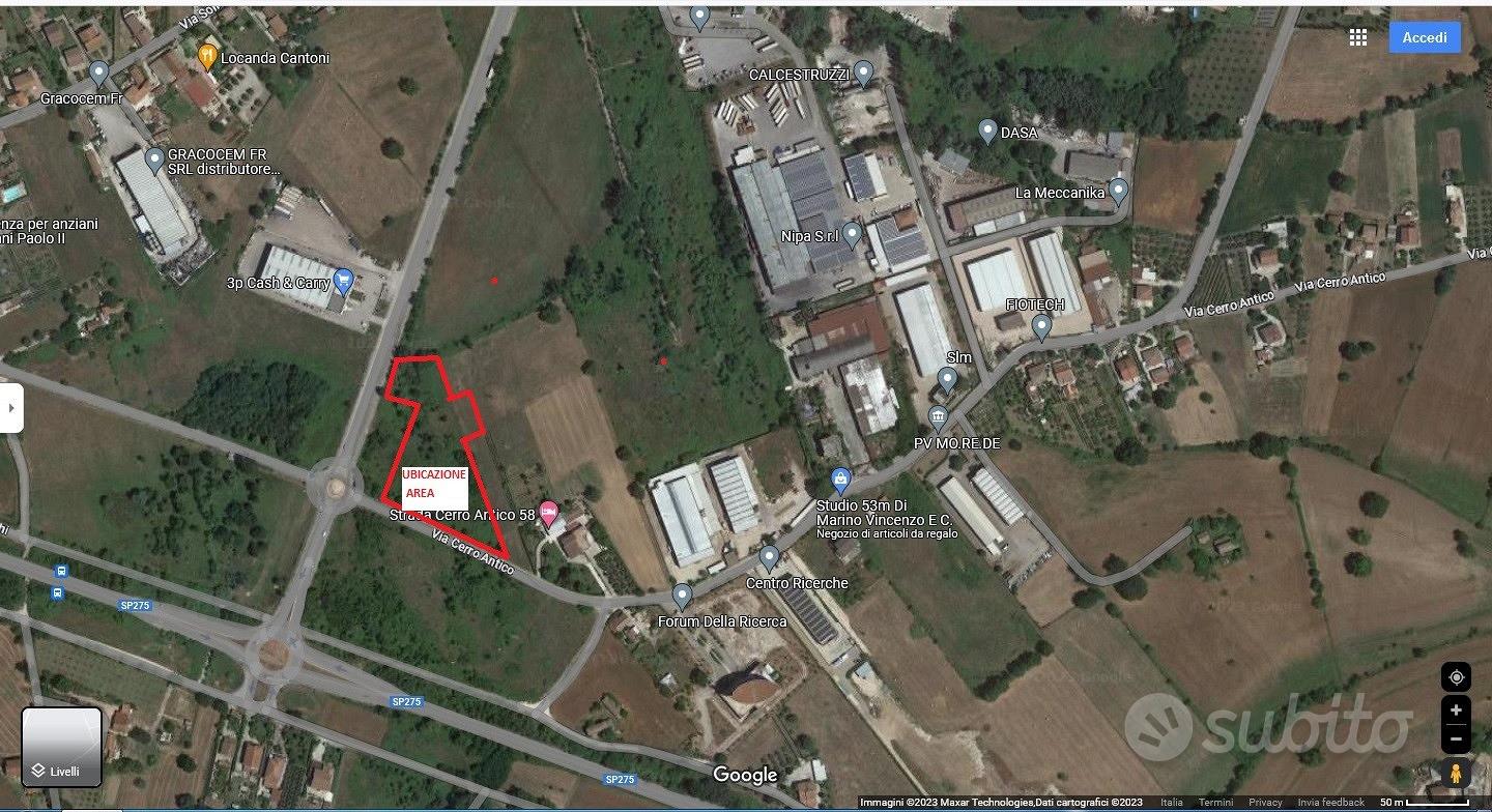 Area edificabile a servizi Cassino - Frosinone - Vista 2