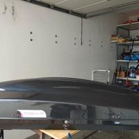 box tetto auto + barre universali