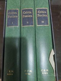 CRITICA FASCISTA 3 volumi