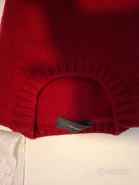 Zanone., gilet uomo ,bordeaux,tg 52