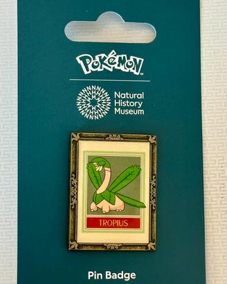 Pokémon Tropius Pin Badge london history museum