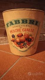 Vecchio contenitore in legno curvato FABBRI