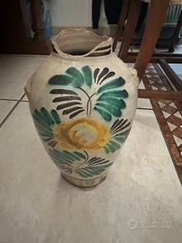 Vaso ceramica caltagirone 1888