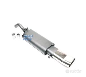 SILENZIATORE DI SCARICO PER VOLKSWAGEN VW GOLF II 