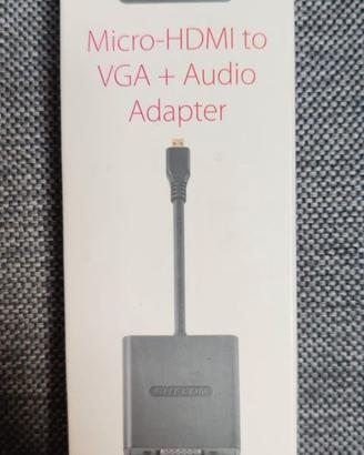 Micro-HDMI to VGA + Audio Adapter