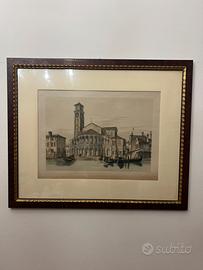 Stampa antica veneziana 1800