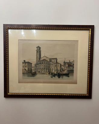 Stampa antica veneziana 1800