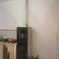 stufa a pellet con forno