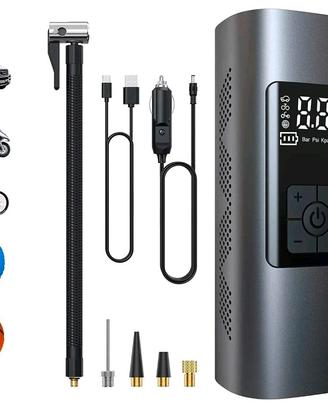 Compressore Portatile Gonfiatore Ricaricabile Disp