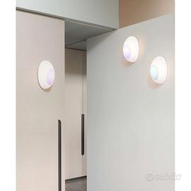 lampada luceplan goggle bianco iridescente