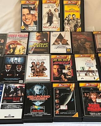 Lotto 21 VHS Originali Film Cult Anni 90
