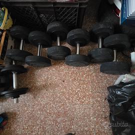 Pesi per palestra.