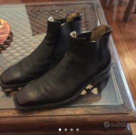 Stivali Uomo Pelle 41 Marroni