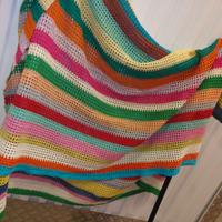 2 coperte in lana fatte a mano Anche per borse