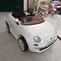 auto elettrica bambino bambina fiat 500