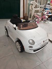 auto elettrica bambino bambina fiat 500