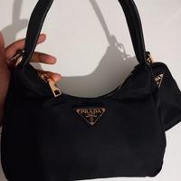 Borsa nera elegante con tracolla