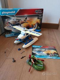 Playmobil 70779 city action idrovolante polizia