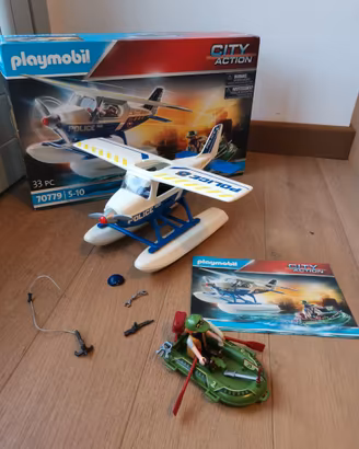 Playmobil 70779 city action idrovolante polizia