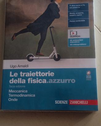 libro "le traiettorie della fisica.azzurro"