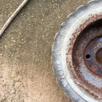 Ruote piene Industriali carrelli misura 250/90-185