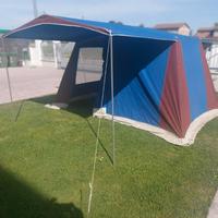Tenda da campeggio 4 posti con veranda