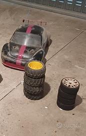 set di 2 macchine a benzina e accessori 