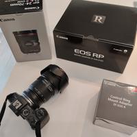 canon rp con adattatore e Canon EF 24 70 f 2.8 II