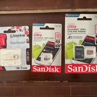 USB 32 GB, microSD MicroSDHC  32GB Nuove pack