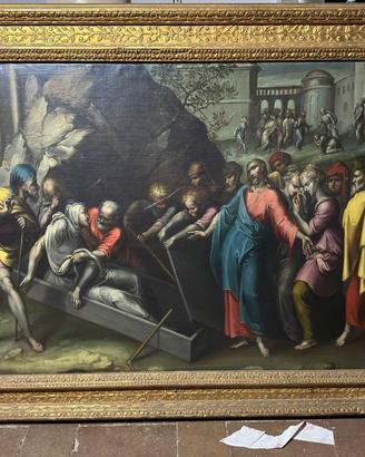 Resurrezione di Lazzaro Dipinto Risalente al 1500