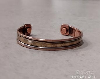 bracciale in rame con magneti