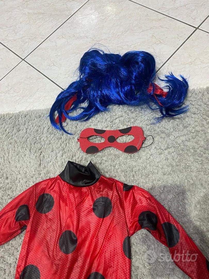 Costume Miracolous 3-4 anni Lady Bug Vestito Carnevale Bambina