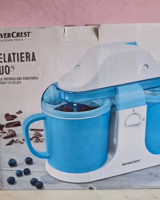 Gelatiera elettrica doppia Silvercrest Duo 2 gusti