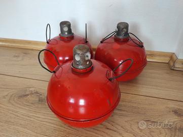 3 Lampade a olio 