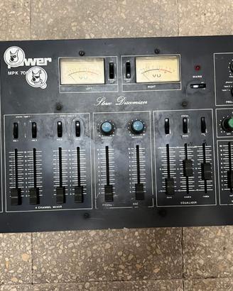 Mixer DJ Vintage Power MPK 706 – Anni '70/'80