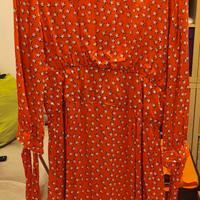 Vestito Almagores rosso fantasia stelle