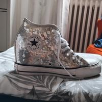 scarpe converse con glitter
