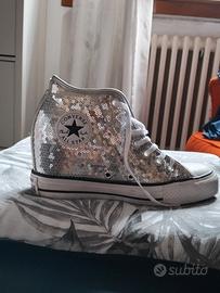 scarpe converse con glitter