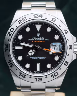 Rolex Explorer II 216570 Nero 42 mm + GARANZIA