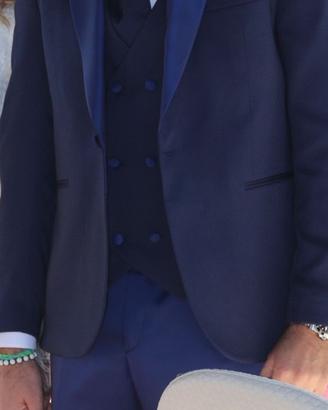 Abito da sposo blu Tg 50