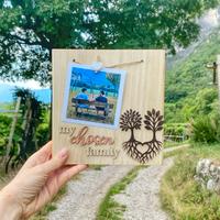 Quadretto/cornice in legno mod. My Chosen Family