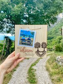 Quadretto/cornice in legno mod. My Chosen Family